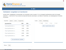 Tablet Screenshot of homefinance.nl